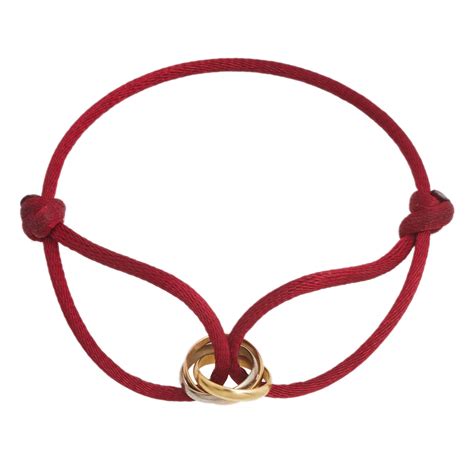 red bracelet cartier|cartier trinity bracelet men's.